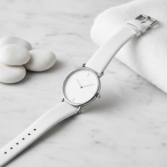 Montre Minimaliste Blanc - Mavero