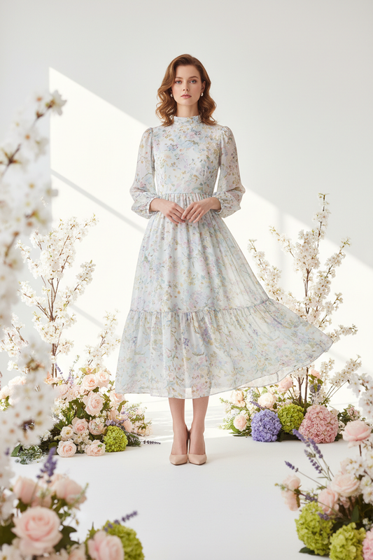 Robe Florale Printanière