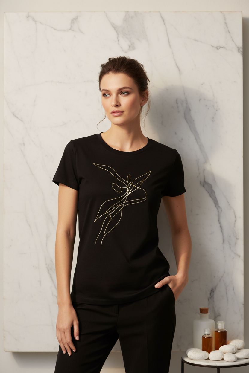 T-shirt Graphique Luxe